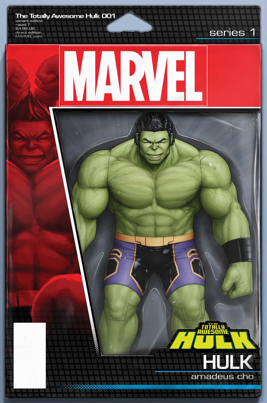 The Totally Awesome Hulk (2015) #1 (Christopher Action Figure Variant)