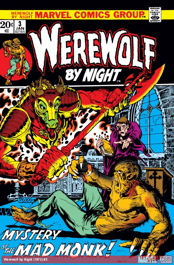 Werewolf by Night (1972) #3 comic book cover