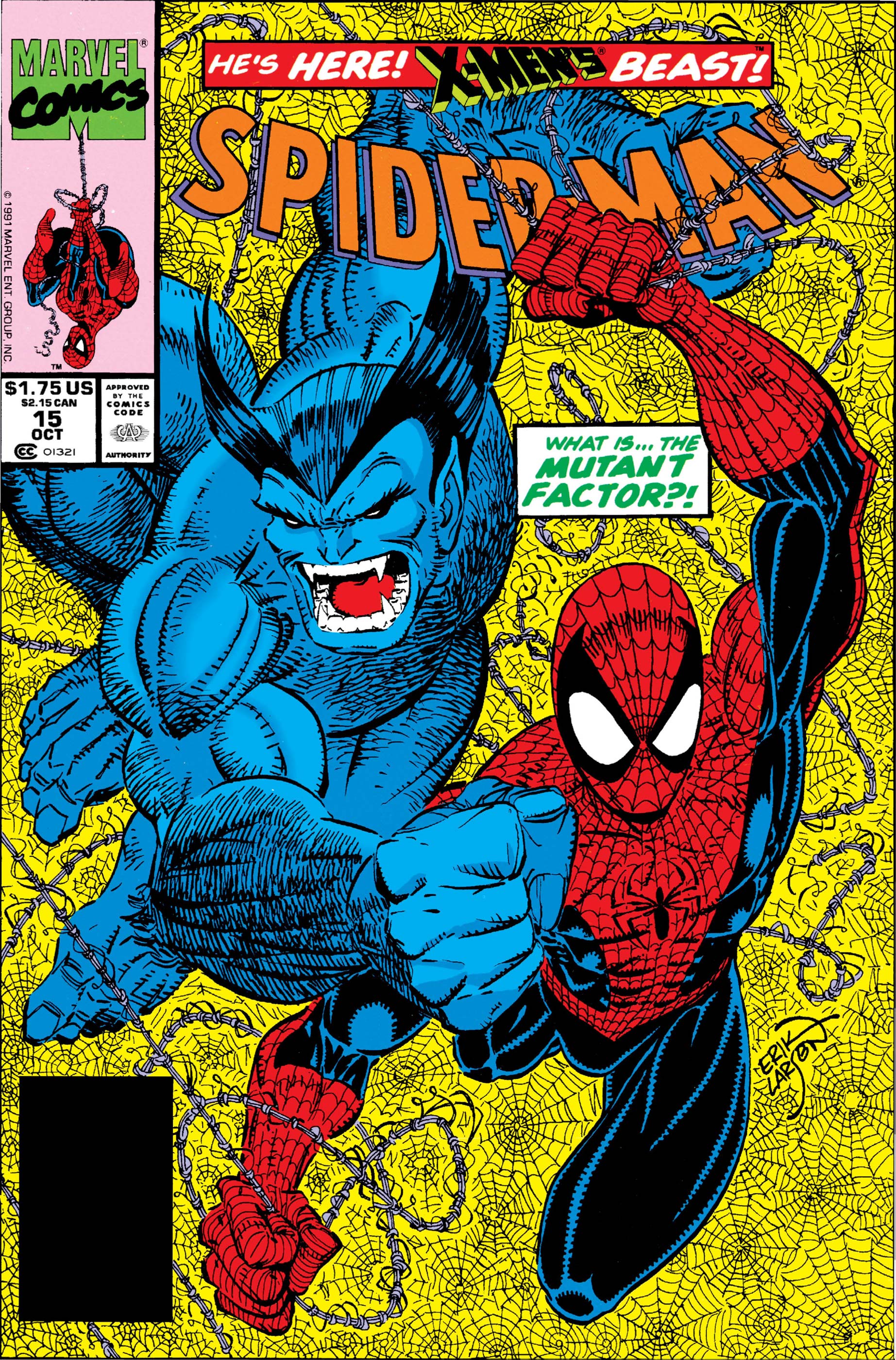 Spider-Man No.15 1991 The Beast Erik Larsen 