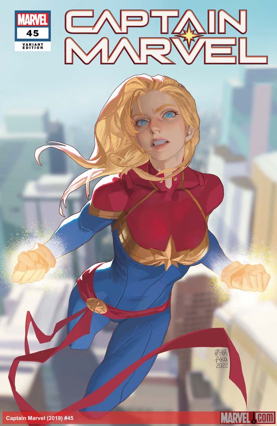 Captain Marvel (2019) #45 (Variant) comic book cover