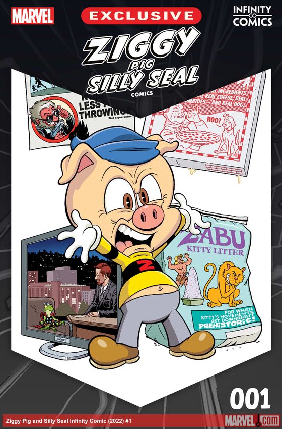 Cover of comic titled Ziggy Pig and Silly Seal Infinity Comic (2022) #1