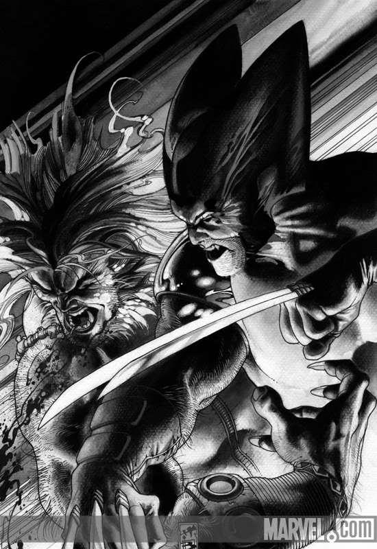 Wolverine (2003) #51 (Black and White Variant)