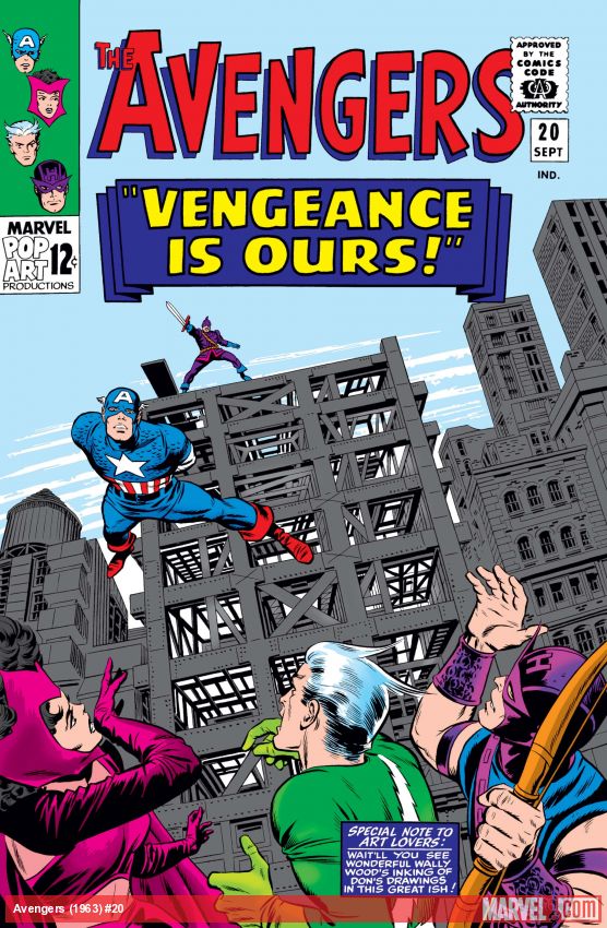 Avengers (1963) #20 comic book cover