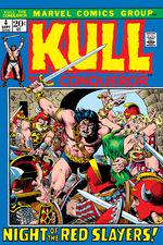 Kull the Conqueror (1971) #4 cover