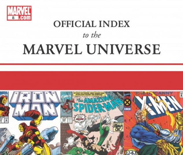 OFFICIAL INDEX TO THE MARVEL UNIVERSE #8