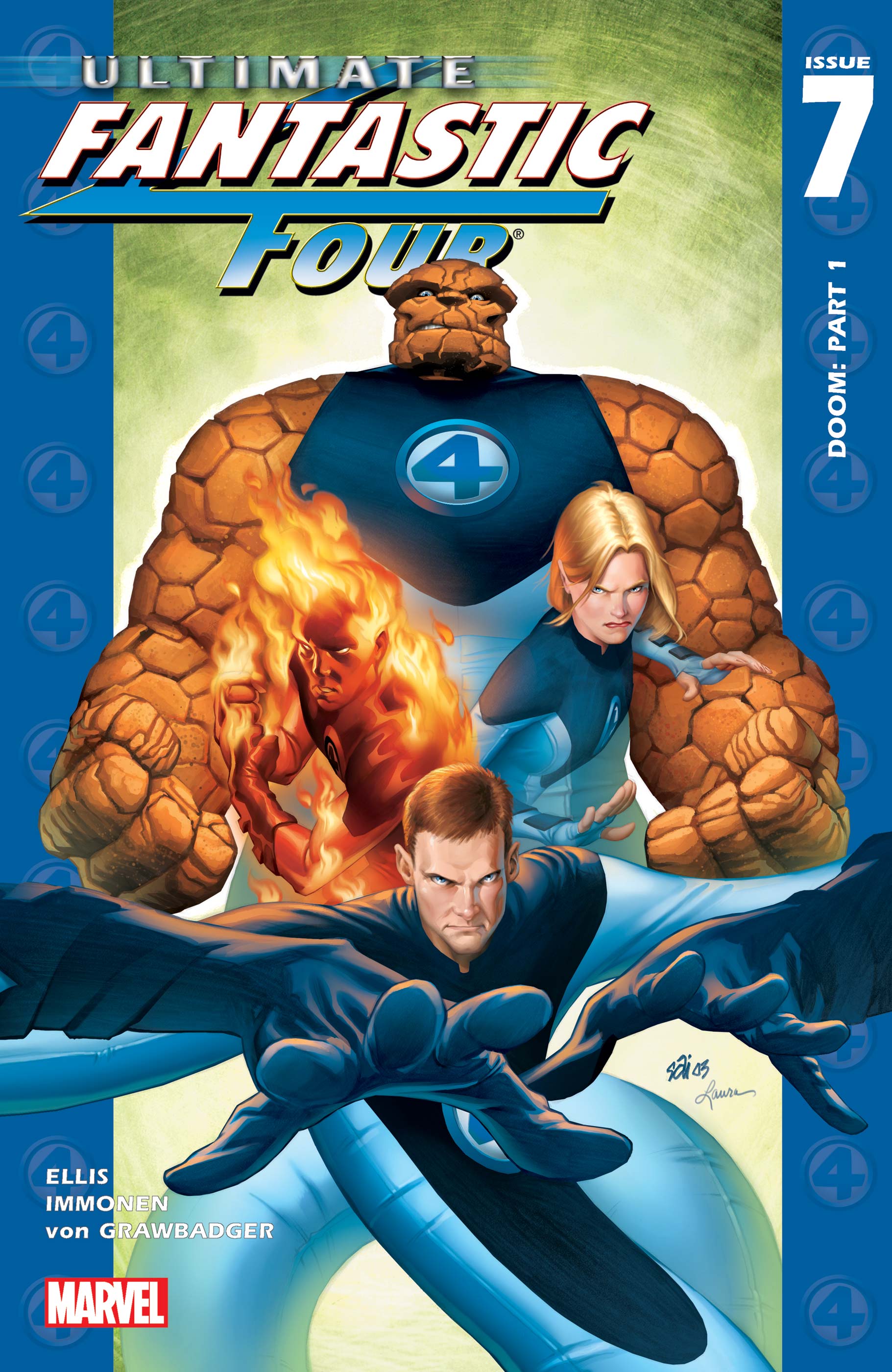 Ultimate Fantastic Four #60A MCGUINNESS Variant FN 2009 Stock Image 