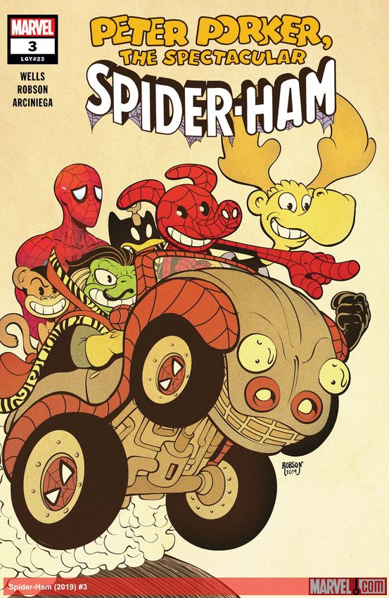 Cover of comic titled Spider-Ham (2019) #3