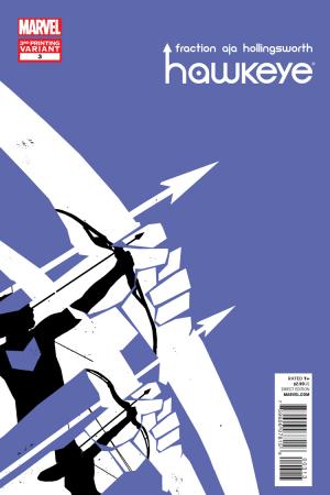 Hawkeye (2012) #3 (3rd Printing Variant)