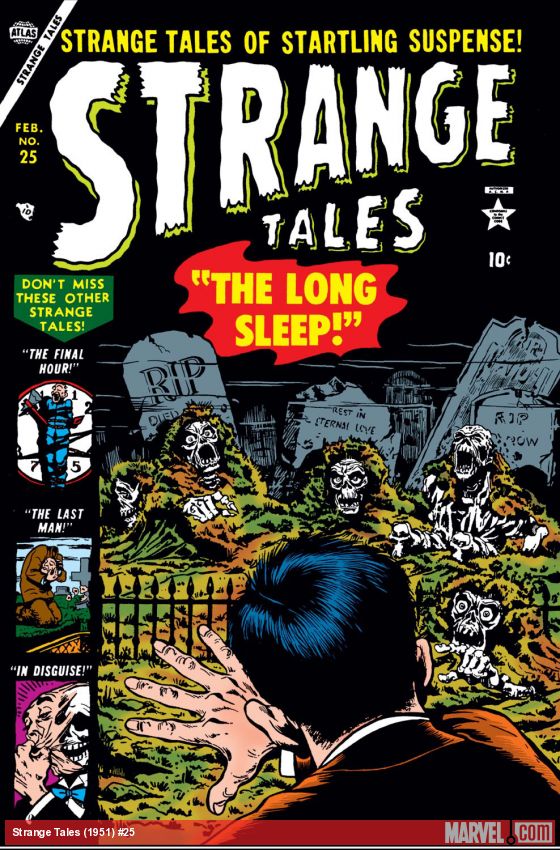 Strange Tales (1951) #25 comic book cover