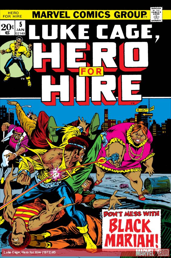 Hero for Hire (1972) #5 comic book cover