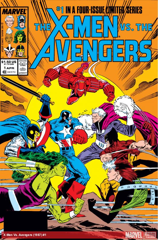 Cover of The X-Men vs. The Avengers #1