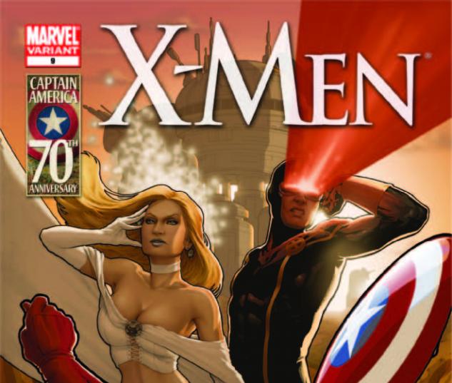 X-Men (2010) #9, CAPTAIN AMERICA 70TH ANNIVERSARY VARIANT
