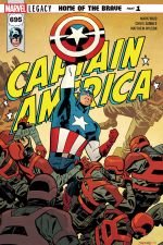 Captain America (2017) #695 cover