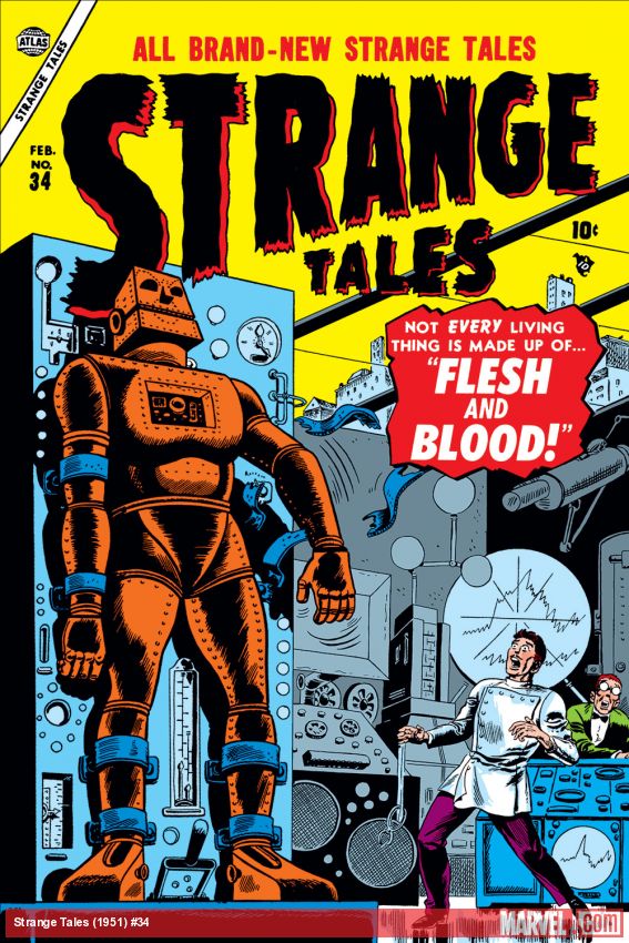 Strange Tales (1951) #34 comic book cover