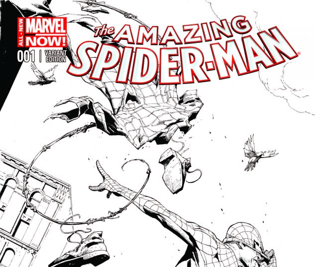 AMAZING SPIDER-MAN 1 OPENA SKETCH VARIANT (ANMN, WITH DIGITAL CODE)