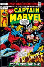 Captain Marvel (1968) #57 cover