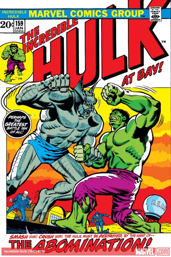 Incredible Hulk (1962) #159 comic book cover