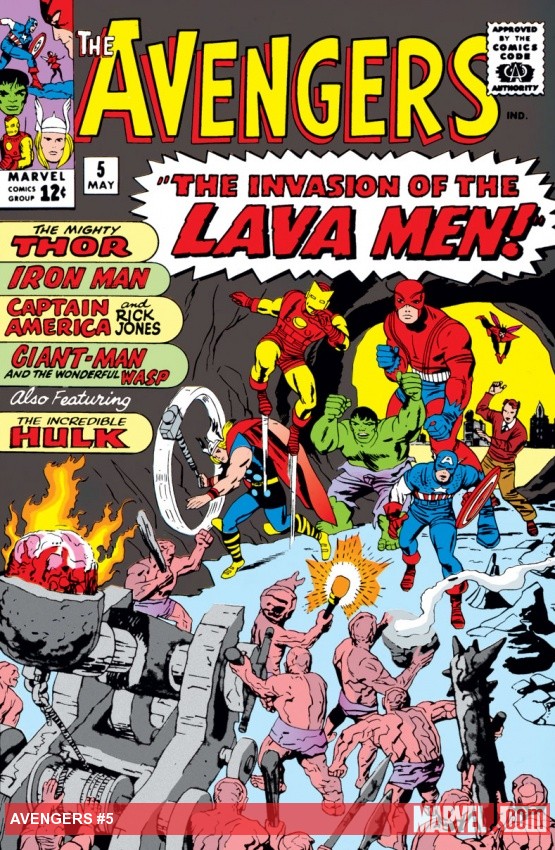 Avengers (1963) #5 comic book cover
