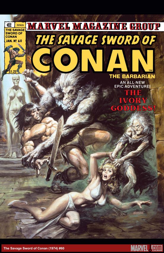 The Savage Sword of Conan (1974) #60 comic book cover