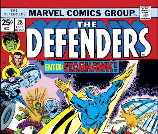 Defenders (1972) #28 Cover