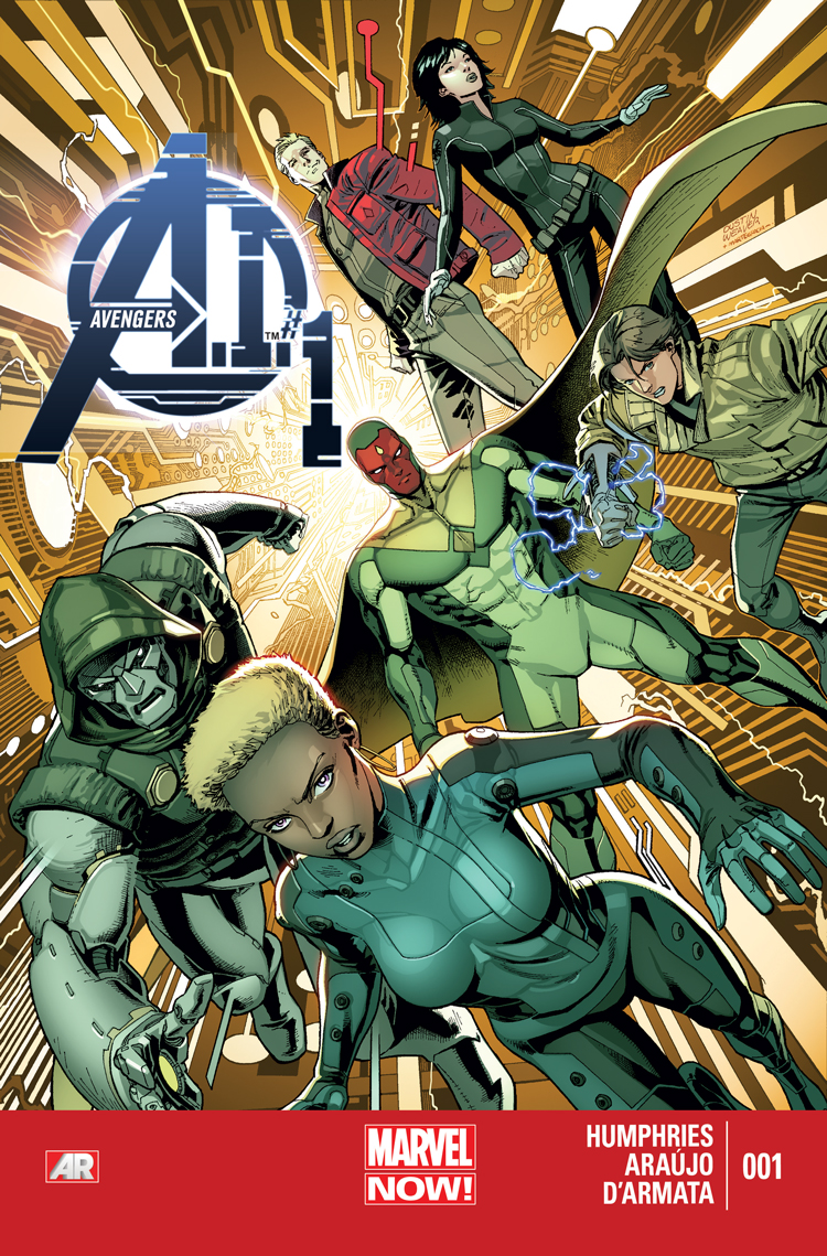 #001 NM Unread Condition Sept 2013 Marvel Comics Avengers A.I box19 