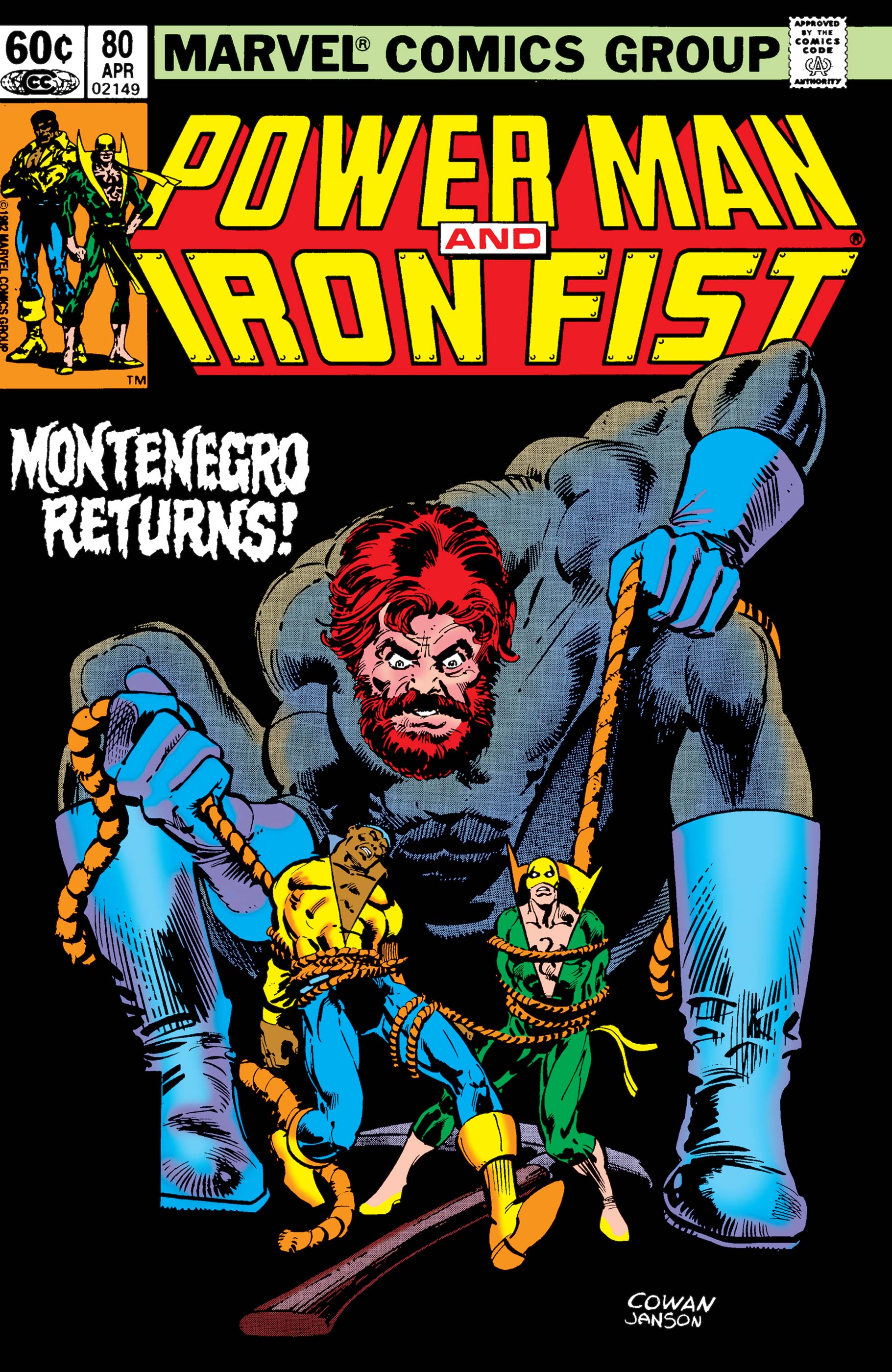 Power Man and Iron Fist No.81 1982 Mary Jo Duffy & Denys Cowan