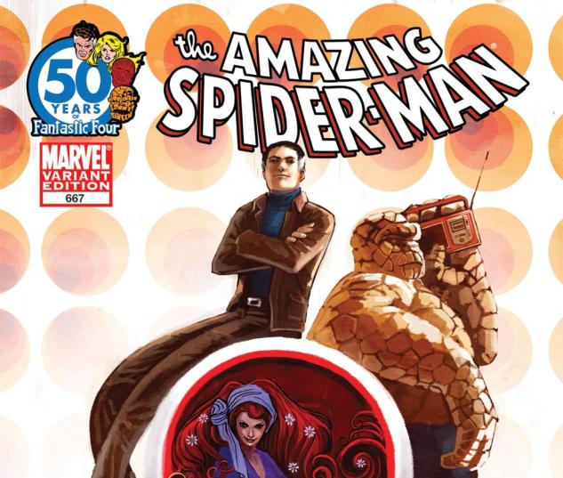 Amazing Spider-Man (1999) #667, FF Anniversary Variant - Int