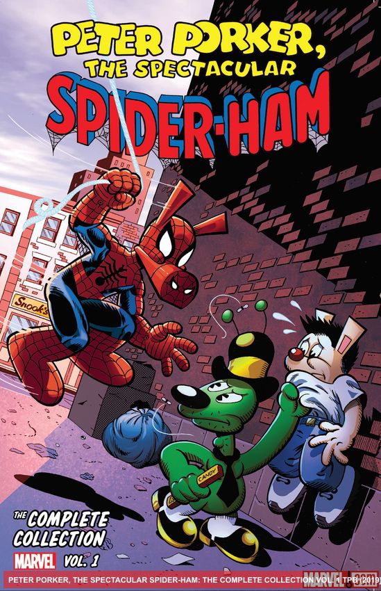Cover of comic titled Peter Porker, The Spectacular Spider-Ham: The Complete Collection Vol. 1 (Trade Paperback)