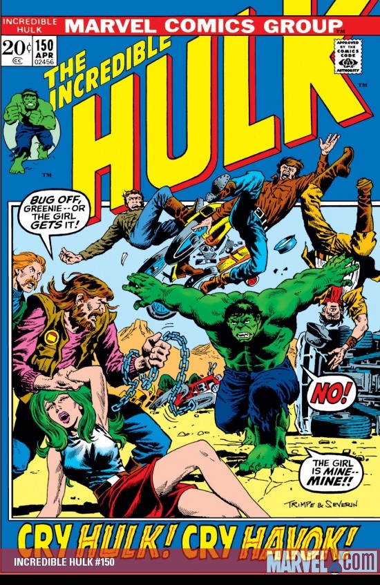 INCREDIBLE HULK #149-150 (1972): Guest starring X-Men - Earth's