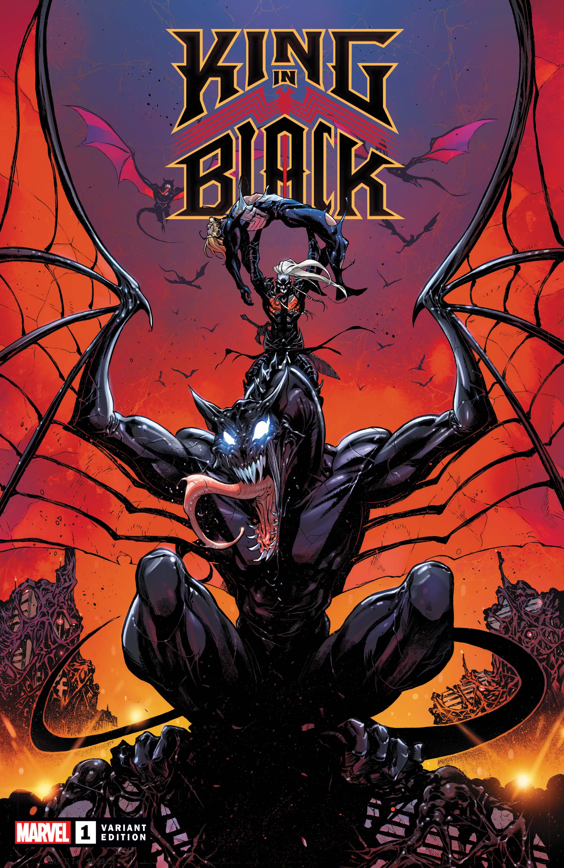 Marvel Comics King In Black #1 Secret Thing Variant Venom/Knull/Symbiotes 2020 
