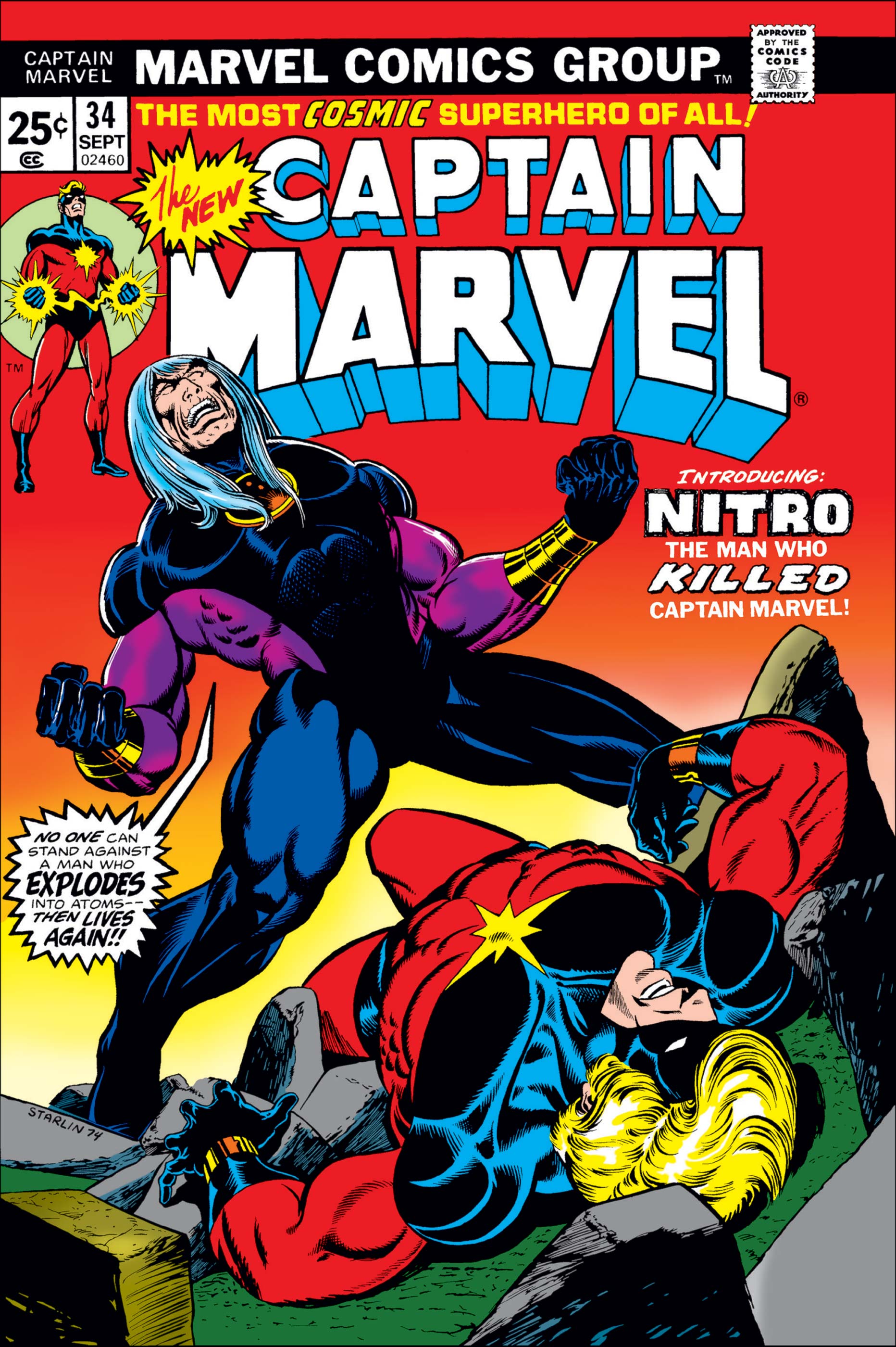 Captain Marvel (1968) #34