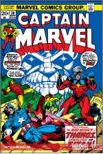 Captain Marvel (1968) #28 cover