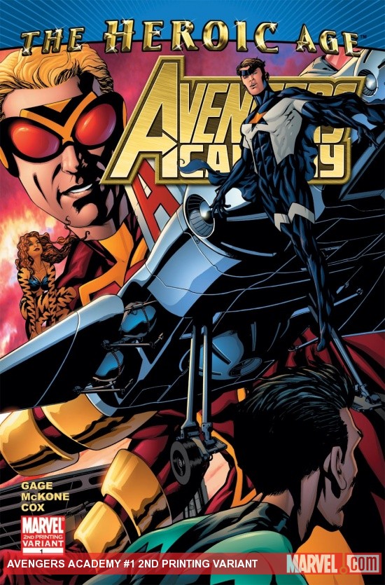 Avengers Academy (2010) #1 (2ND PRINTING VARIANT)