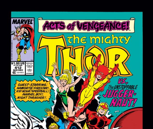 Thor (1966) #412 Cover