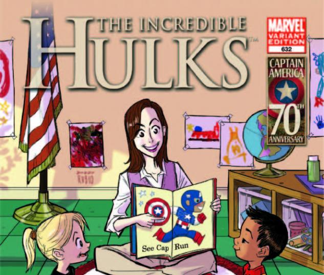 Incredible Hulks (2009) #632, I Am Captain America Variant