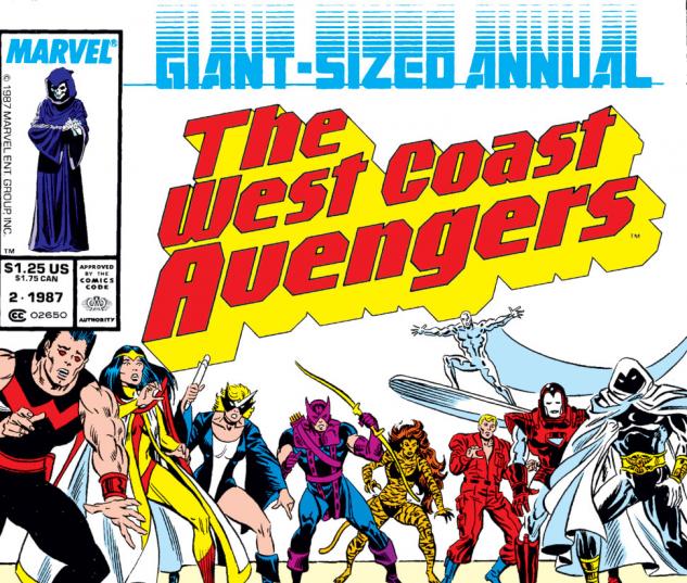 West Coast Avengers Annual (1986) #2 Cover