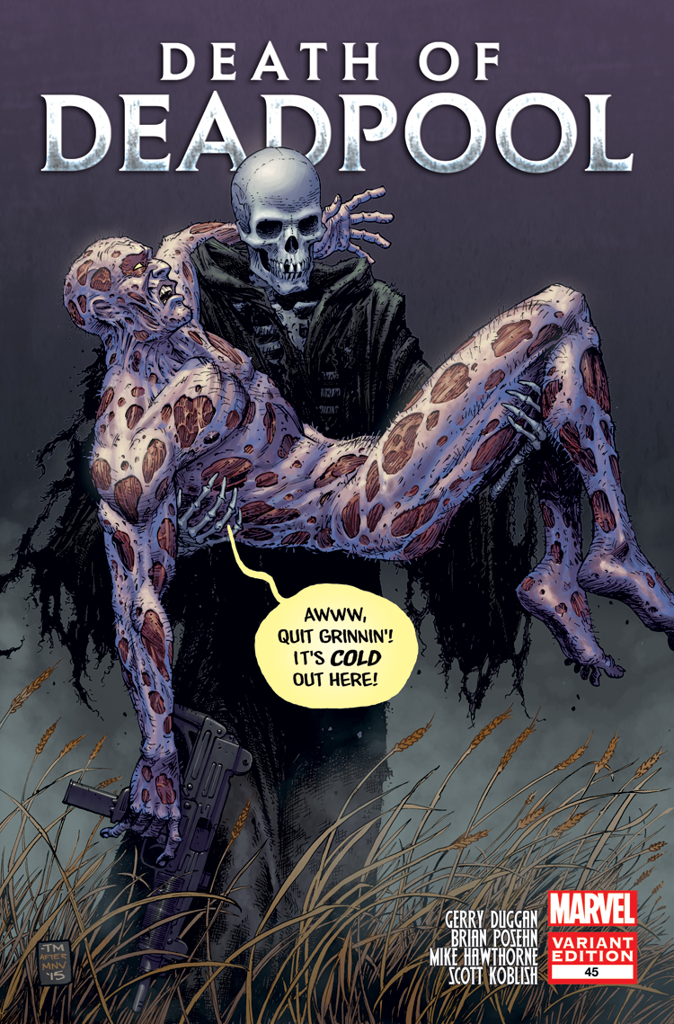 Deadpool (2012) #45 (Moore Death of Deadpool Variant)