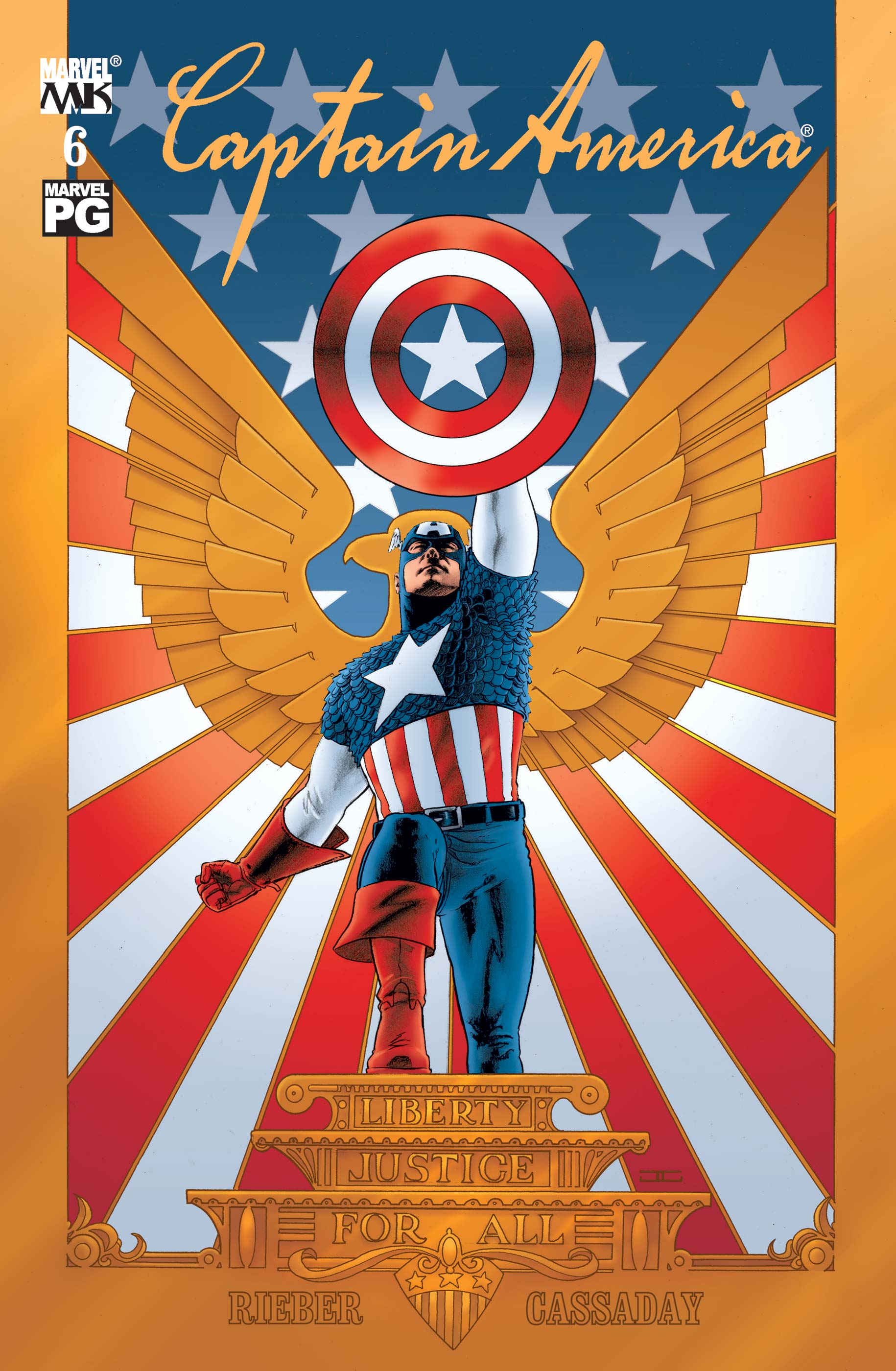Captain America #16 VF 2003 Stock Image 