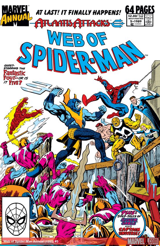 Web of Spider-Man Annual (1985) #5 comic book cover