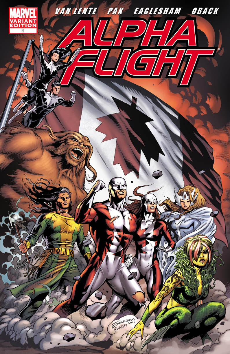Alpha Flight (2011) #1 (Eaglesham Variant) | Comic Issues | Marvel