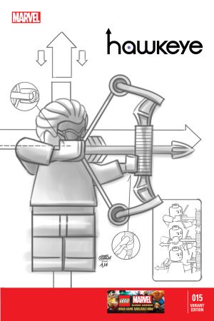 Hawkeye (2012) #15 (Castellani Lego Sketch Variant) Hawkeye (2012) #15 (Castellani Lego Sketch Variant)