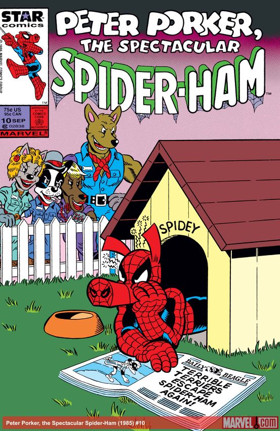 Cover of comic titled Peter Porker, the Spectacular Spider-Ham (1985) #10