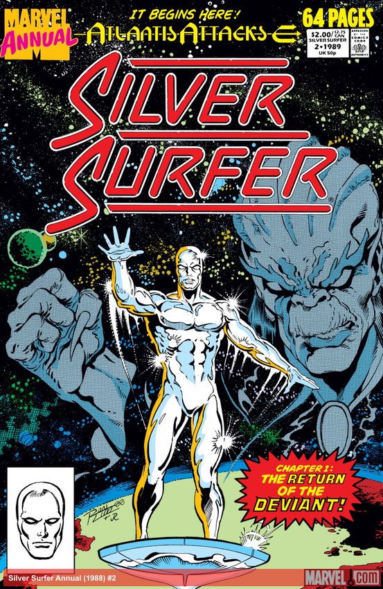 Silver Surfer Annual (1988) #2 comic book cover