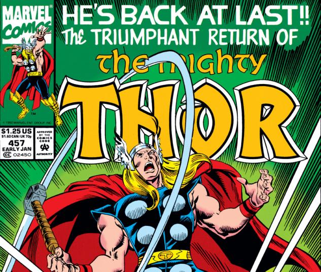Thor (1966) #457 Cover