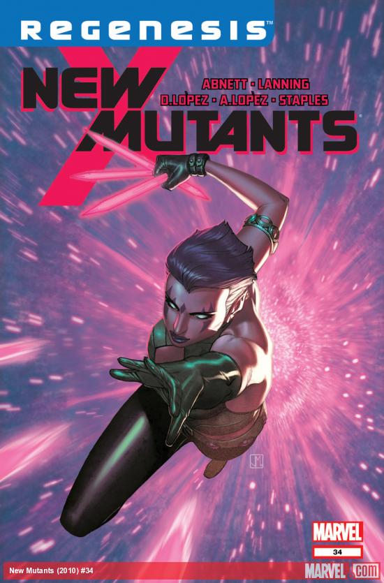 Cover of New Mutants #34