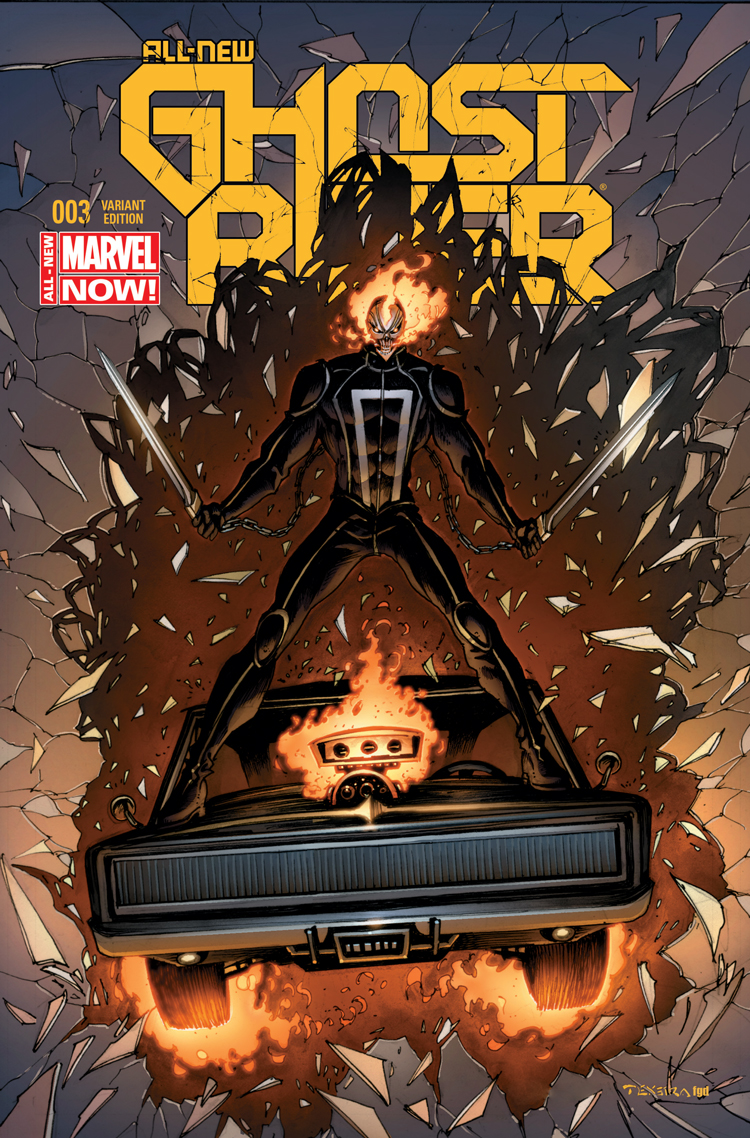 MARVEL 2014 1ST PRINT ALL NEW GHOST RIDER #3 SMITH VARIANT COMIC