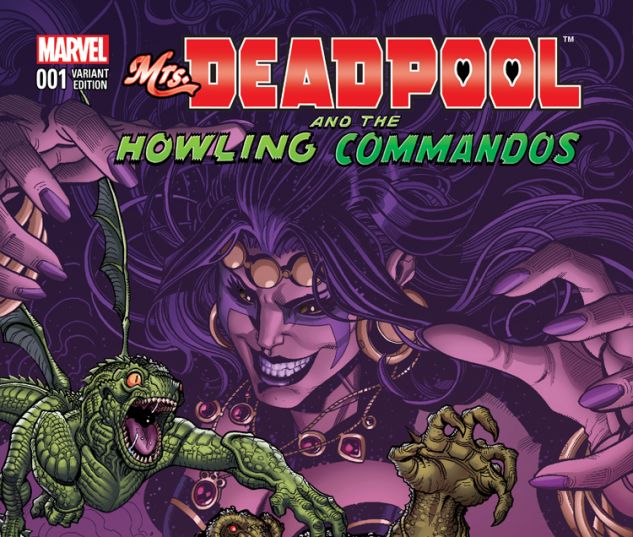 MRS. DEADPOOL AND THE HOWLING COMMANDOS 1 BRADSHAW TEAM VARIANT (SW, WITH DIGITAL CODE)