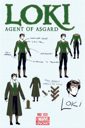 Loki: Agent of Asgard (2014) #2 (Mckelvie Design Variant)