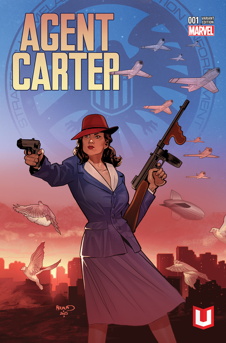 Agent Carter S H I E L D 50th Anniversary 15 1 Renaud Mu Plus Variant Comic Issues Marvel