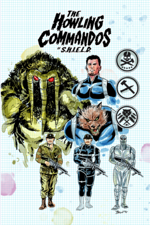 Howling Commandos of S.H.I.E.L.D. (2015) #1 (Schoonover Design Variant)